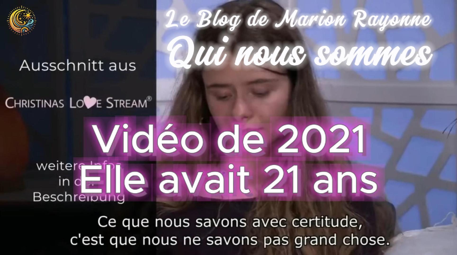 Qui nous sommes – un message de 2021