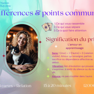 CARTO – Différences & points communs (3 cartes: relation)