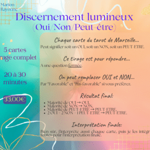 CARTO – Discernement lumineux (Oui/Non/Peut-être) (Tirage complet)