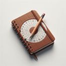 un carnet et un crayon